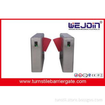Pedestrian Speed Gate Systems Intelligent Flap Barrier Gate